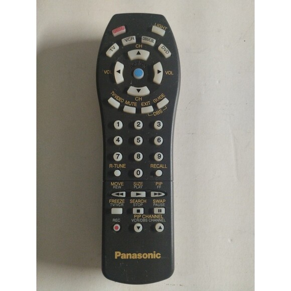 OEM Panasonic UR51EC975 VCR/TV/DVD Remote - Tested & Works - Picture 1 of 3